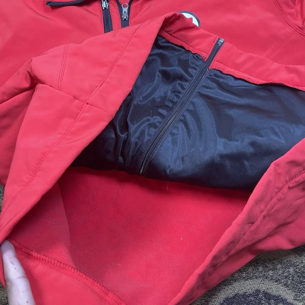 NCAA Utah Utes University of Utah Men's Full Zip Red Jacket Size XL GIII
